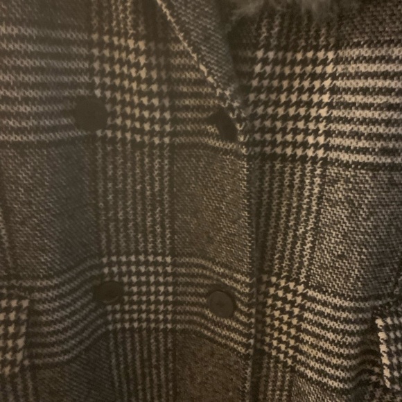 Michaels kors penny lane maxi coat with Faux Fur Collar pea coat - Picture 3 of 6